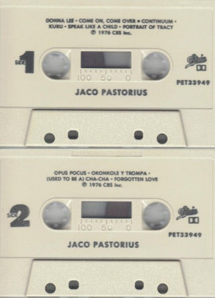 Jaco Pastorius : Jaco Pastorius (Cass, Album, RE, Whi)