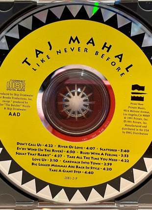 Taj Mahal : Like Never Before (CD, Album)