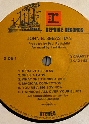 John Sebastian : John B. Sebastian (LP, Album, Club, Gat)