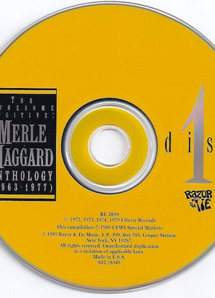 Merle Haggard : The Lonesome Fugitive: The Merle Haggard Anthology (1963-1977) (2xCD, Comp)