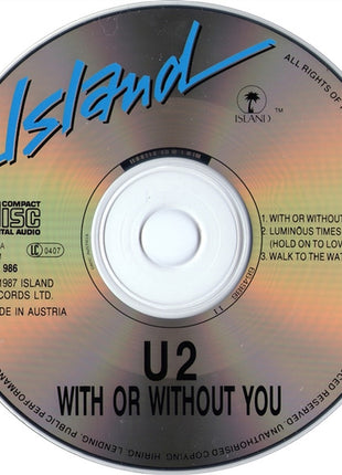 U2 : With Or Without You (CD, Single, RE)