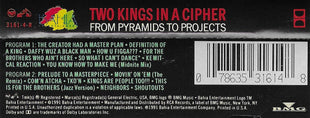 Two Kings In A Cipher : From Pyramids To Projects (Cass, Album, Sma)