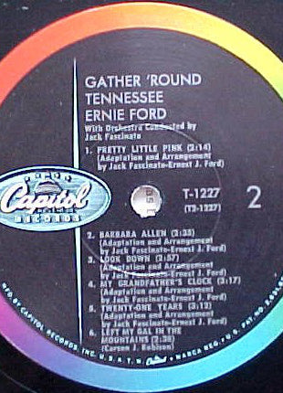 Tennessee Ernie Ford : Gather 'Round (LP, Album, Mono, Scr)