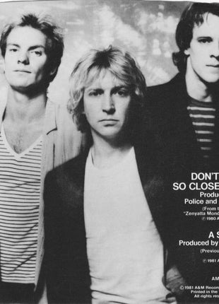 The Police : Don't Stand So Close To Me (7", Single, Styrene, Pit)