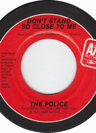 The Police : Don't Stand So Close To Me (7", Single, Styrene, Pit)