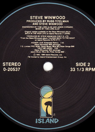 Steve Winwood : Freedom Overspill (12", Maxi, SRC)
