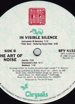 The Art Of Noise : In Visible Silence (LP, Album, Pit)