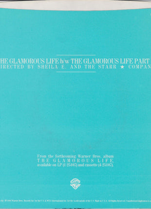 Sheila E. : The Glamorous Life (7", Single, Promo, All)