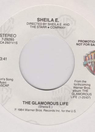 Sheila E. : The Glamorous Life (7", Single, Promo, All)