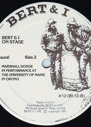 Marshall Dodge : Bert And I ... On Stage (LP, Album, Mono)