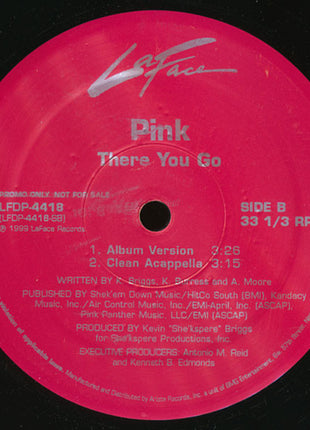 Pink!* : There You Go (12", Promo)