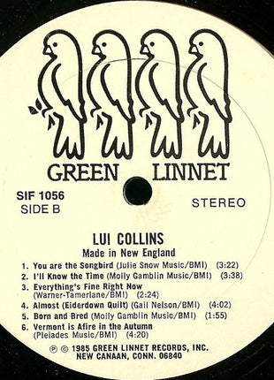 Lui Collins : Made In New England (LP, Album, RE)