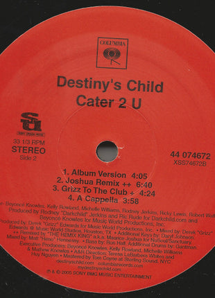 Destiny's Child : Cater 2 U (Remixes) (12")