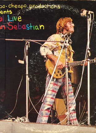 John Sebastian : Cheapo-Cheapo Productions Presents Real Live (LP, Album, Pit)