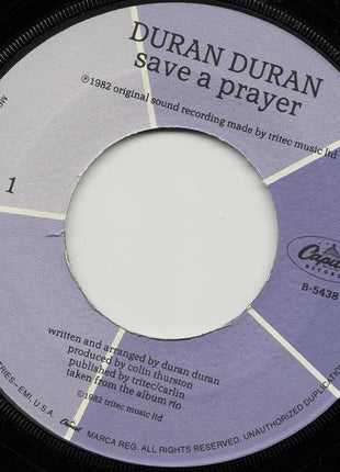 Duran Duran : Save A Prayer (7", Single, Jac)