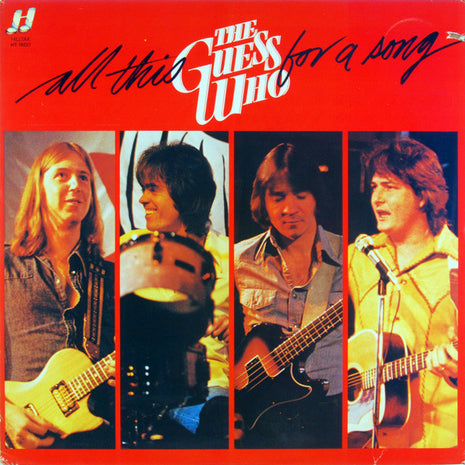 The Guess Who : All This For A Song (LP, Album, PRC)