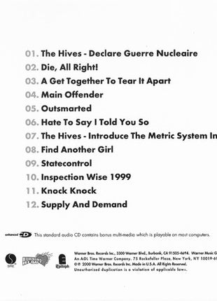The Hives : Veni Vidi Vicious (CD, Album, Enh, RE)
