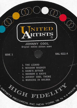 Billy May : Johnny Cool (LP, Album, Mono)