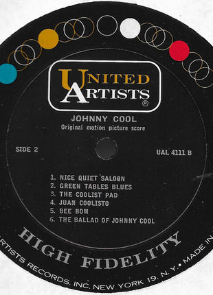 Billy May : Johnny Cool (LP, Album, Mono)