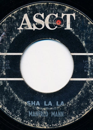 Manfred Mann : Sha La La / John Hardy (7", Single, Styrene)