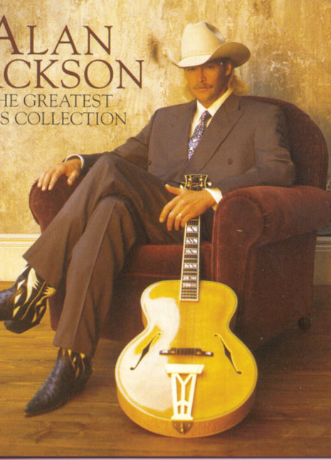 the album cover for Alan Jackson - The Greatest Hits Collection