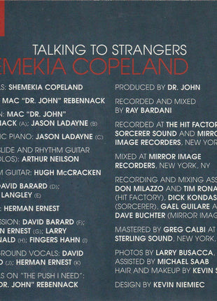 Shemekia Copeland : Talking To Strangers (CD, Album)