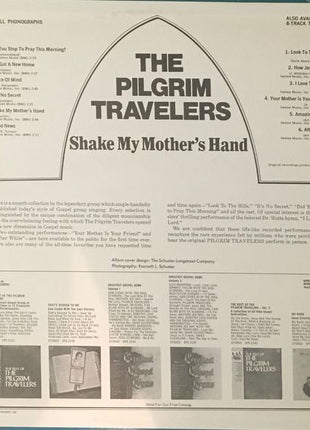 The Pilgrim Travelers : Shake My Mother's Hand (LP, Comp)