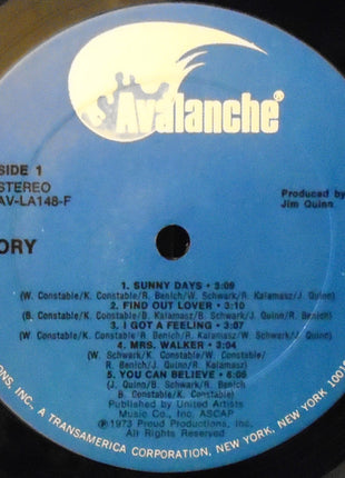Glory (26) : Glory (LP, Album)