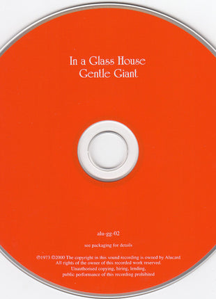 Gentle Giant : In A Glass House (CD, Album, RE, RM)