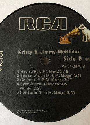 Kristy & Jimmy McNichol : Kristy & Jimmy McNichol (LP, Album)