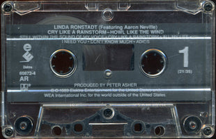 Linda Ronstadt Featuring Aaron Neville : Cry Like A Rainstorm - Howl Like The Wind (Cass, Album)