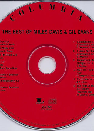 Miles Davis / Gil Evans : The Best Of Miles Davis & Gil Evans (CD, Comp)