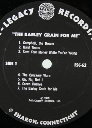 Margaret Christl And Ian Robb With Grit Laskin : The Barley Grain For Me (LP, Album)