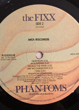 The Fixx : Phantoms (LP, Album, Club)