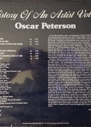 Oscar Peterson : History Of An Artist Vol. 2 (LP)