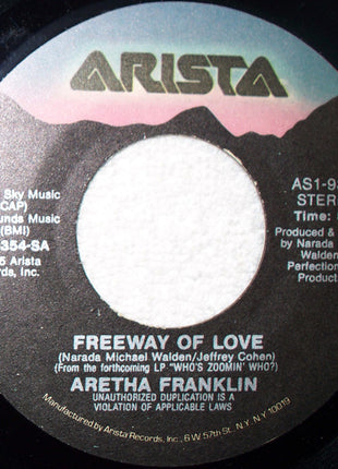 Aretha Franklin : Freeway Of Love (7")