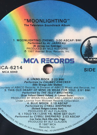 Various : Moonlighting (The Television Soundtrack Album) (LP, Album, Glo)