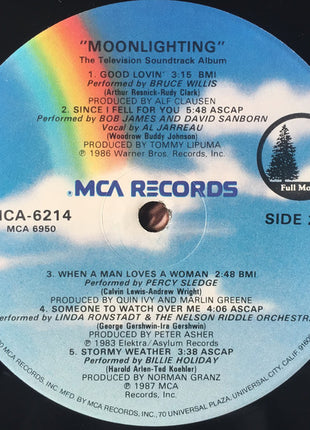 Various : Moonlighting (The Television Soundtrack Album) (LP, Album, Glo)