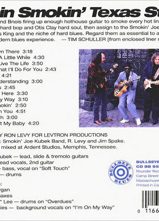 The Smokin' Joe Kubek Band Featuring Bnois King : Chain Smokin' Texas Style (CD, Album)