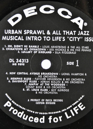 Various : Urban Sprawl & All That Jazz (LP, Album, Comp)