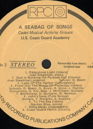 Various : A Seabag Of Songs: Cadet Musical Activities (LP, Album)