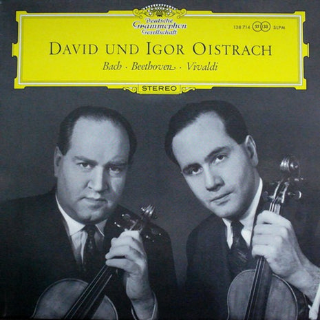 David Oistrach Und Igor Oistrach - Johann Sebastian Bach • Ludwig van Beethoven • Antonio Vivaldi : David Und Igor Oistrach (LP, RP)