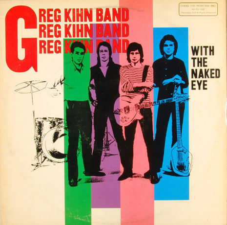 Greg Kihn Band : With The Naked Eye (LP, Album, Promo, PRC)