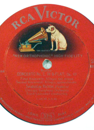 Brahms* / Sviatoslav Richter, Chicago Symphony Orchestra, Erich Leinsdorf : Concerto No. 2 (LP, Mono, Ind)