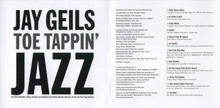 J. Geils : Toe Tappin' Jazz (CD, Album)