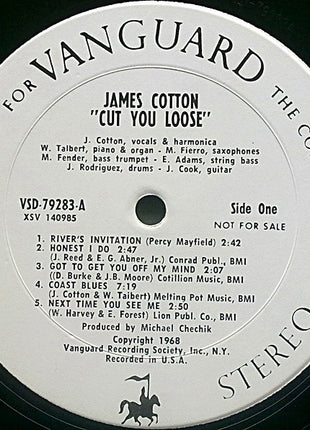 James Cotton : Cut You Loose! (LP, Album, Promo)