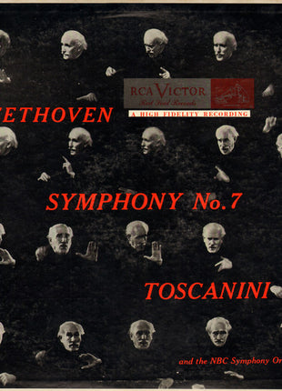 Ludwig van Beethoven - Arturo Toscanini And The NBC Symphony Orchestra : Symphony No. 7 (LP)