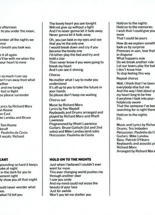 Richard Marx : Richard Marx (CD, Album, Club, RE)