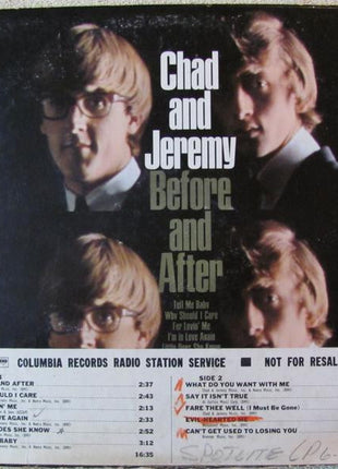 Chad & Jeremy : Before And After (LP, Album, Promo)