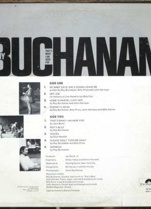 Roy Buchanan : That's What I Am Here For (LP, Album)